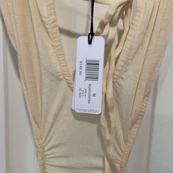 WeWoreWhat Womens Size Medium Ruched Cutout Maxi Coverup Dress - Picture 7 of 10